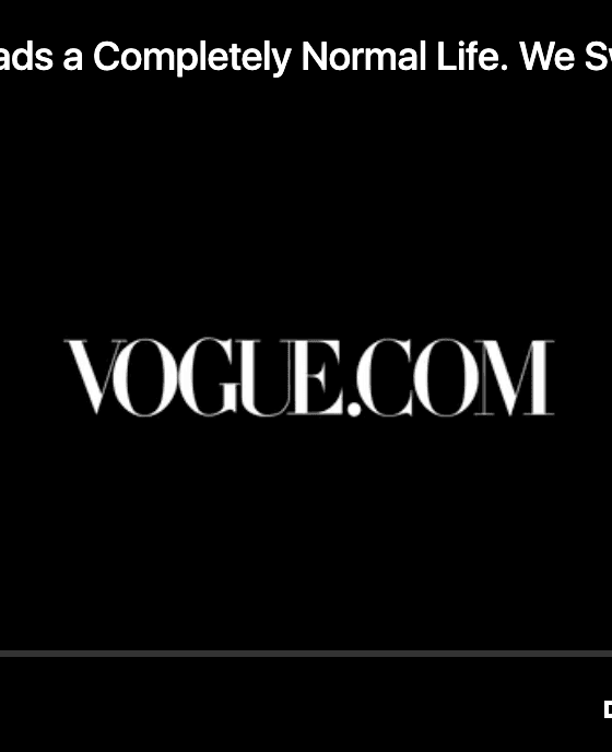 Sienna Miller Vogue: Leads a Completely Normal Life. We Swear.
